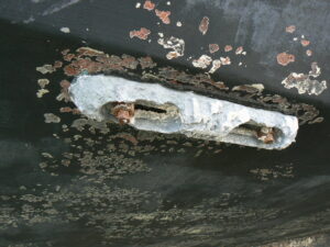 corroded zinc